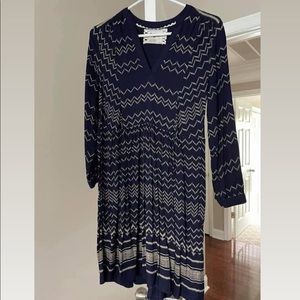 Anthropologie (Holding Horses) Navy Babydoll Dress